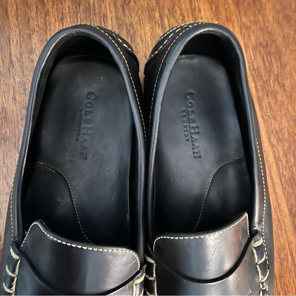 Cole Haan Men\'s Sz 11 D Black Leather Penny Driver Driving
Style Loafer main image 10
